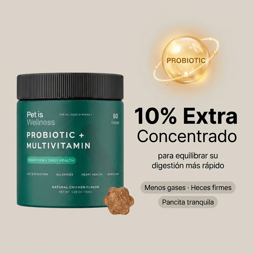 Formula Extra concentrado 10% para equilibrar su digestión más rápido - Pet is Wellness