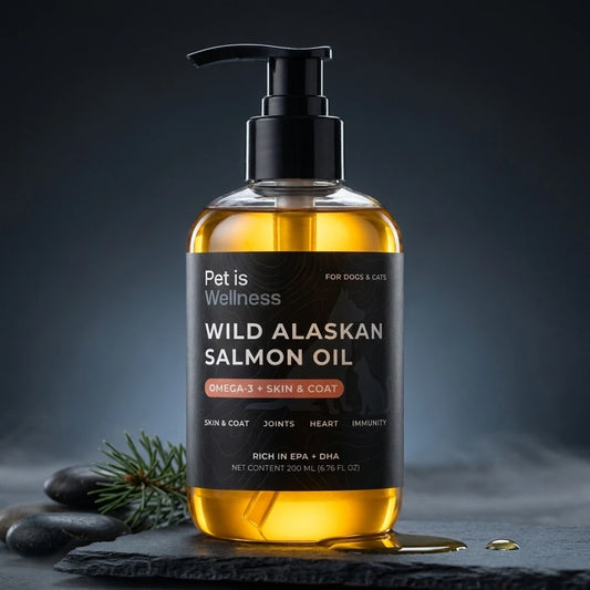 Aceite de Salmón Salvaje de Alaska — Pet is Wellness