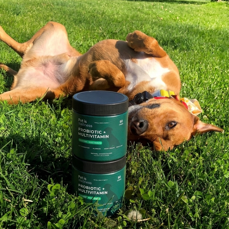 Multivitamínico PW-01™ Adiós alergias y comezón en sólo 21 días - Pet is Wellness