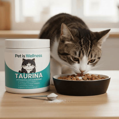 Taurina Pet is Wellness™️ Detén la deficiencia silenciosa antes de que veas los síntomas - Pet is Wellness
