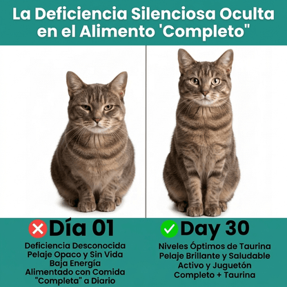 Taurina Pet is Wellness™️ Detén la deficiencia silenciosa antes de que veas los síntomas - Pet is Wellness